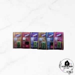 Lubricante Intimo Hot Comestible de sabores 10ml mas Dados